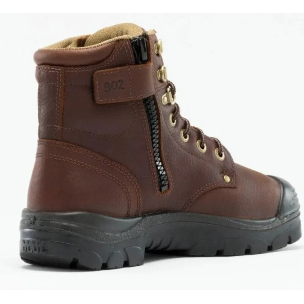 Steel Blue Men's Argyle Met Bump 6" WP MG Steel Toe Side Zip Work Boot - Oak - 862902