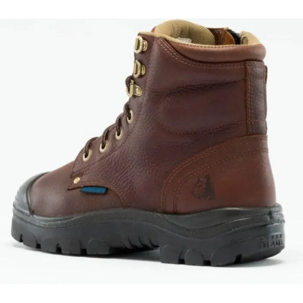 Steel Blue Men's Argyle Met Bump 6" WP MG Steel Toe Side Zip Work Boot - Oak - 862902