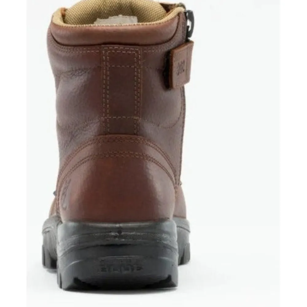 Steel Blue Men's Argyle Met Bump 6" WP MG Steel Toe Side Zip Work Boot - Oak - 862902