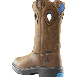 Women Steel Blue Men's Heeler Met Steel Toe WP Western Work Boot -- 813904