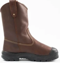 Women Steel Blue Men's Heeler Metguard Bump 10" WP Steel Toe Work Boot - Oak - 862905