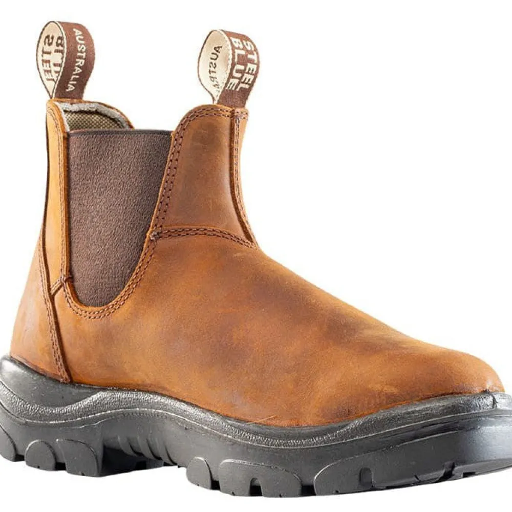 Steel Blue Men's Hobart 6" Soft Toe WP Ankle Work Boot -- 810901