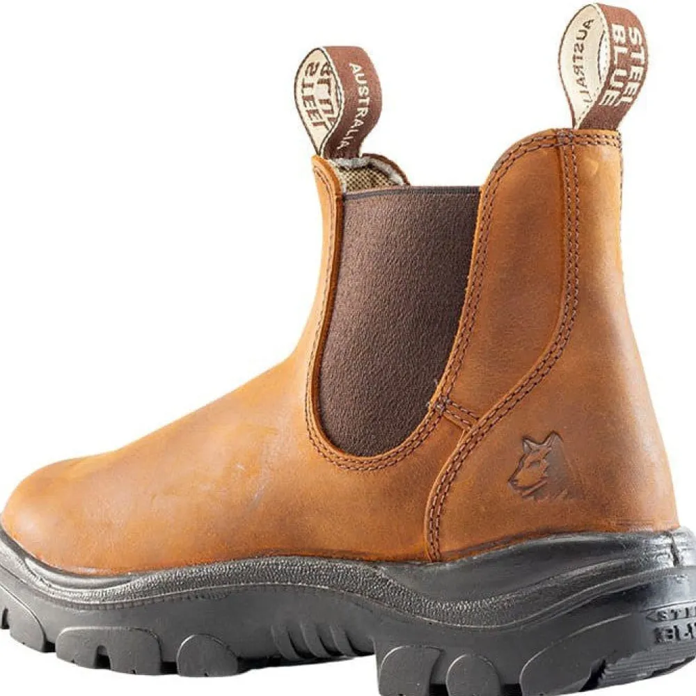 Steel Blue Men's Hobart 6" Soft Toe WP Ankle Work Boot -- 810901