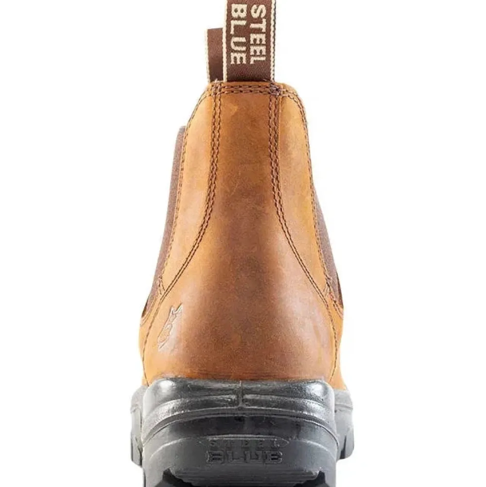 Steel Blue Men's Hobart 6" Soft Toe WP Ankle Work Boot -- 810901