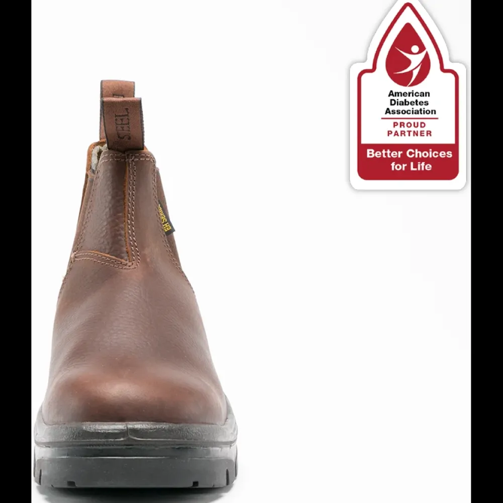 Steel Blue Men's Hobart 6" Steel Toe WP Ankle Work Boot - - 812901