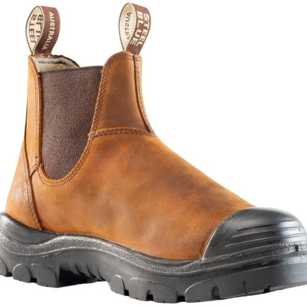 Steel Blue Men's Hobart PR Steel Toe Slip Resist Work Boot -- 862903