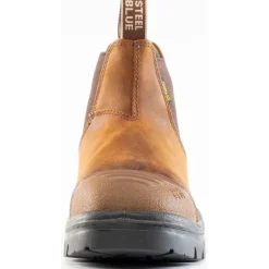 Steel Blue Men's Hobart Scuff Steel Toe Slip Resist Work Boot -- 812967