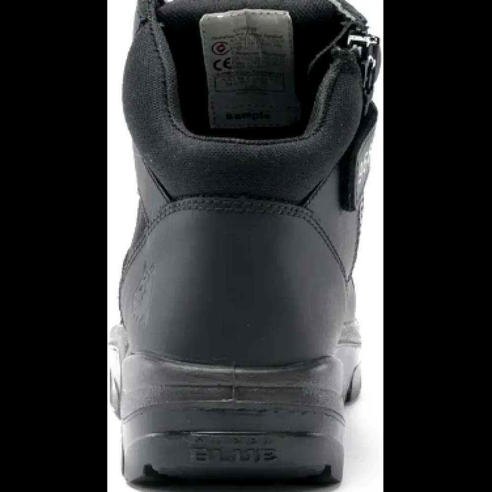 Women Steel Blue Men's Parkes Side Zip WP Steel Toe Hiker Work Boot - - 812968