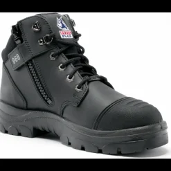 Women Steel Blue Men's Parkes Side Zip WP Steel Toe Hiker Work Boot - - 812968