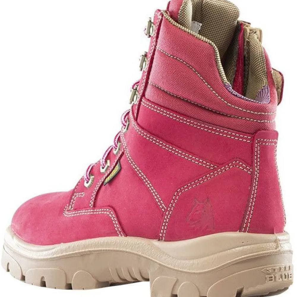 Steel Blue Women's Cross 6" Steel Toe WP Side Zip Work Boot -- 812861