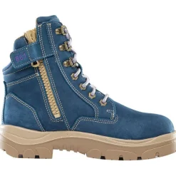 Steel Blue Women's Cross 6" Steel Toe WP Side Zip Work Boot -- 812861