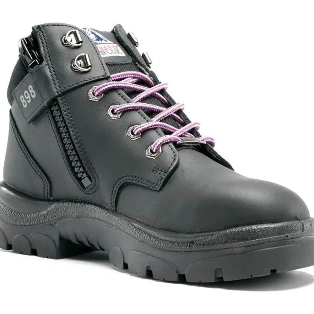 Steel Blue Women's Parkes 3.7" WP Steel Toe Lace Up Work Boot - - 812898