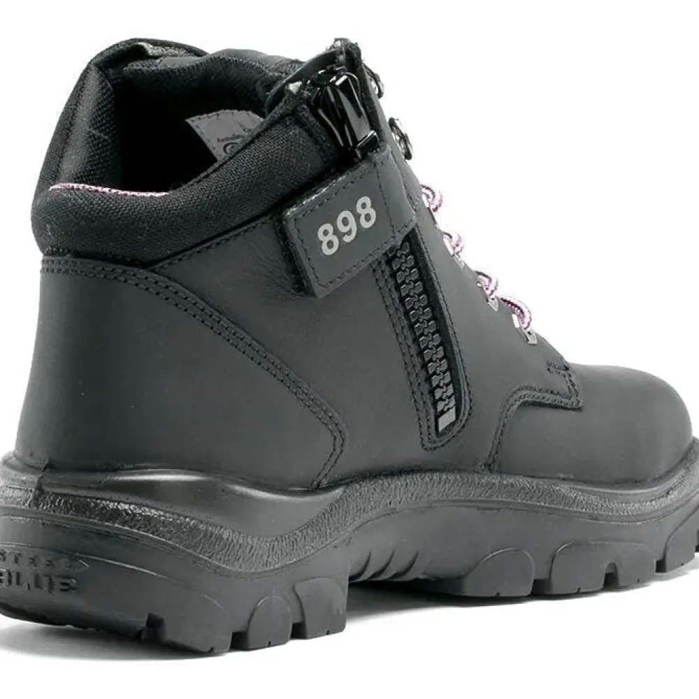 Steel Blue Women's Parkes 3.7" WP Steel Toe Lace Up Work Boot - - 812898