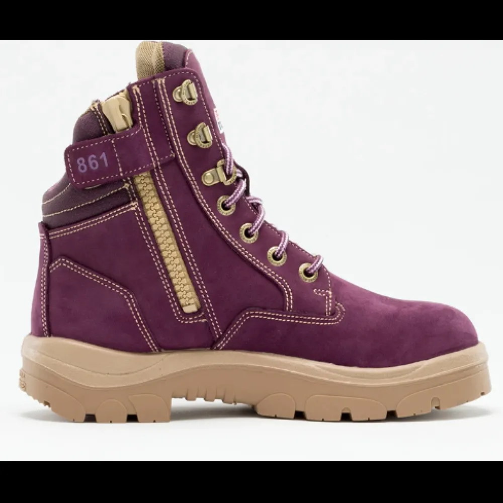 Steel Blue Women's Southern Cross Side Zip Steel Toe Work Boot - - 892861