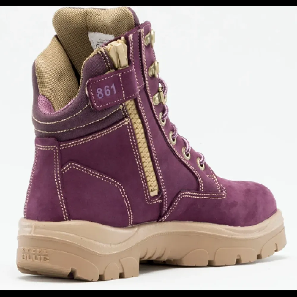 Steel Blue Women's Southern Cross Side Zip Steel Toe Work Boot - - 892861