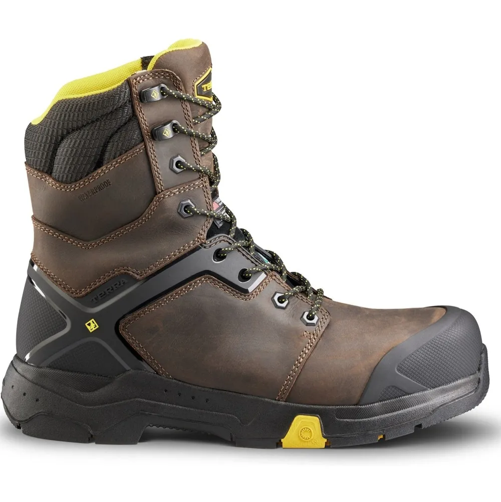 Terra Men's Carbine 8" Comp Toe WP Safety Work Boot -- 4TCRBN