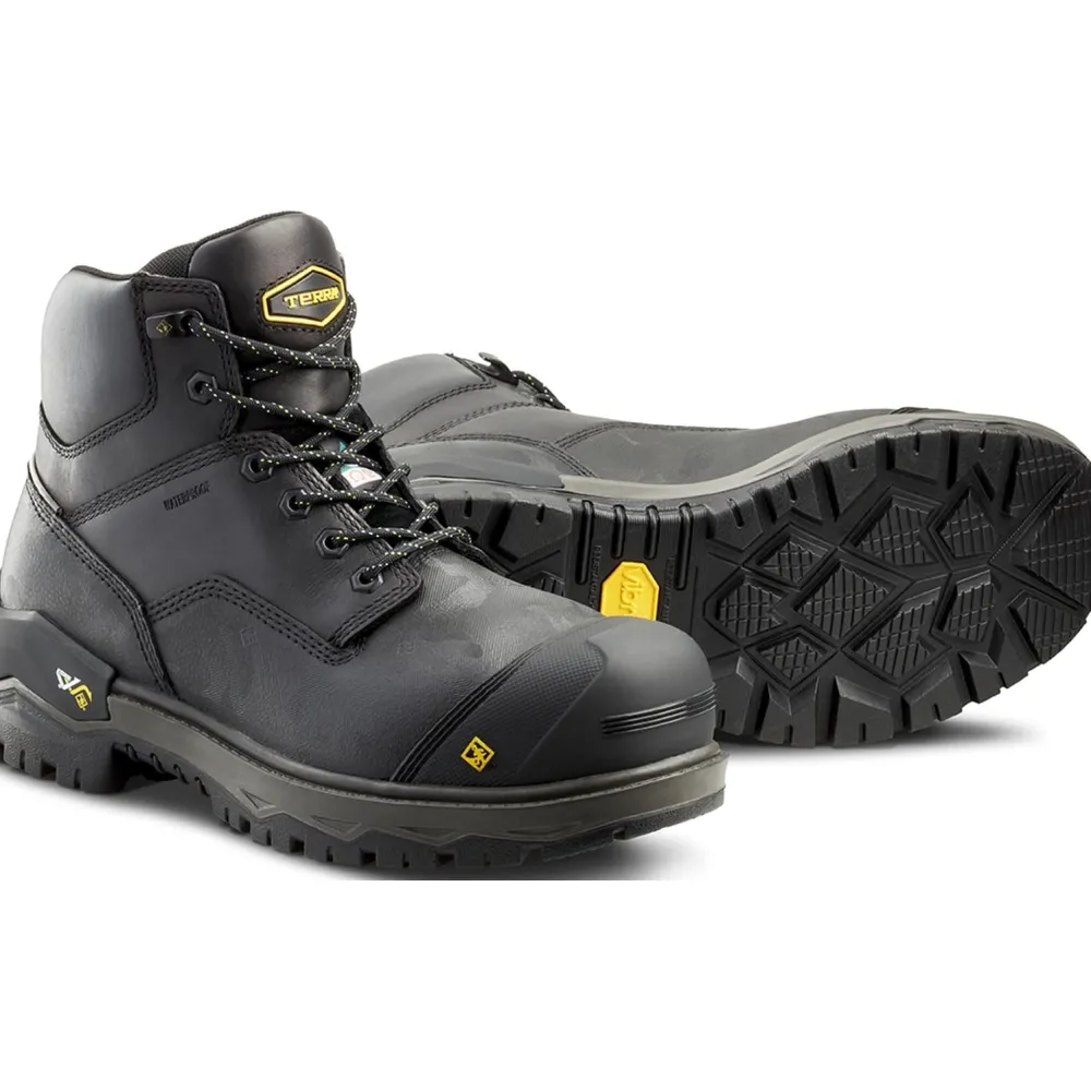 Terra Men's Gantry 6" Nano Comp Toe WP Work Boot -- 4T8VBK