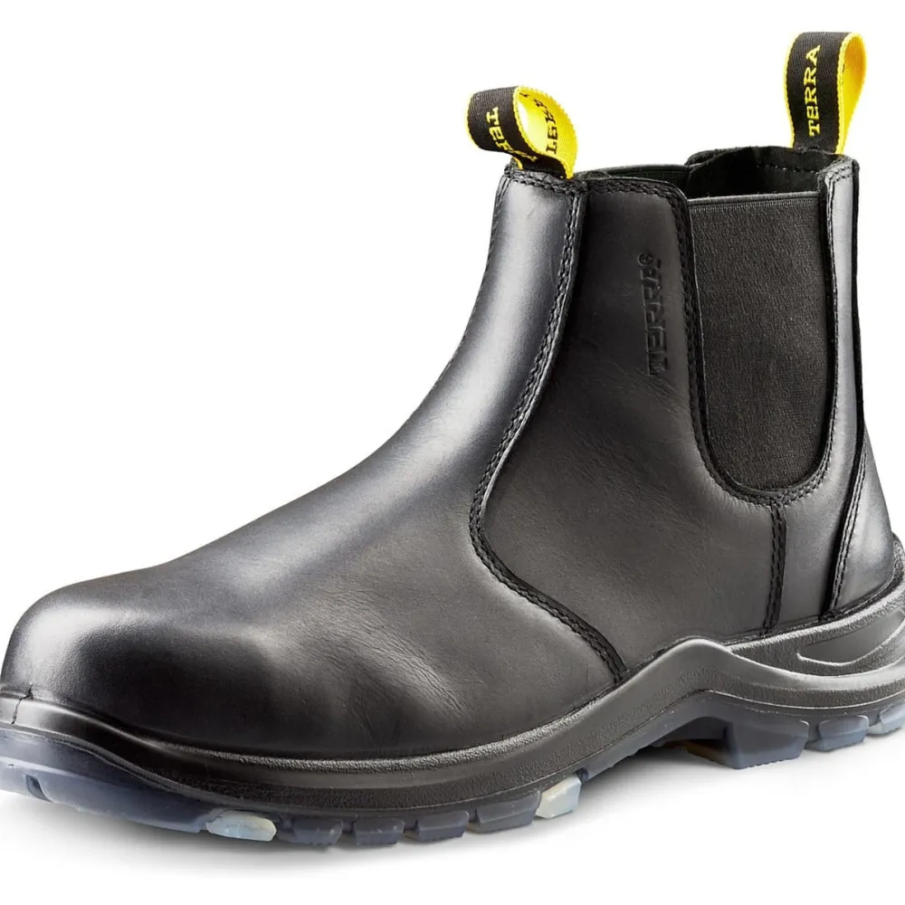 Terra Men's Murphy 6" Comp Toe Pull On WP Safety Work Boot -- R4NRBK