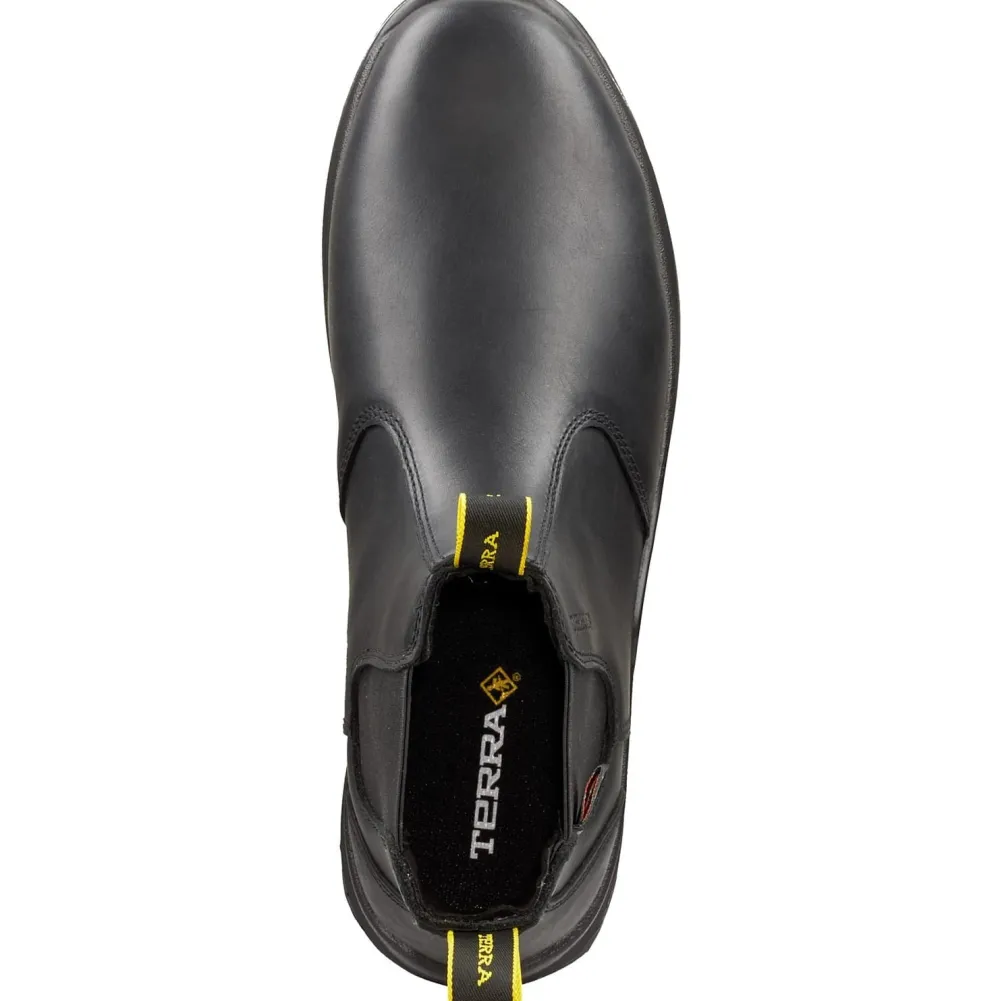 Terra Men's Murphy 6" Comp Toe Pull On WP Safety Work Boot -- R4NRBK
