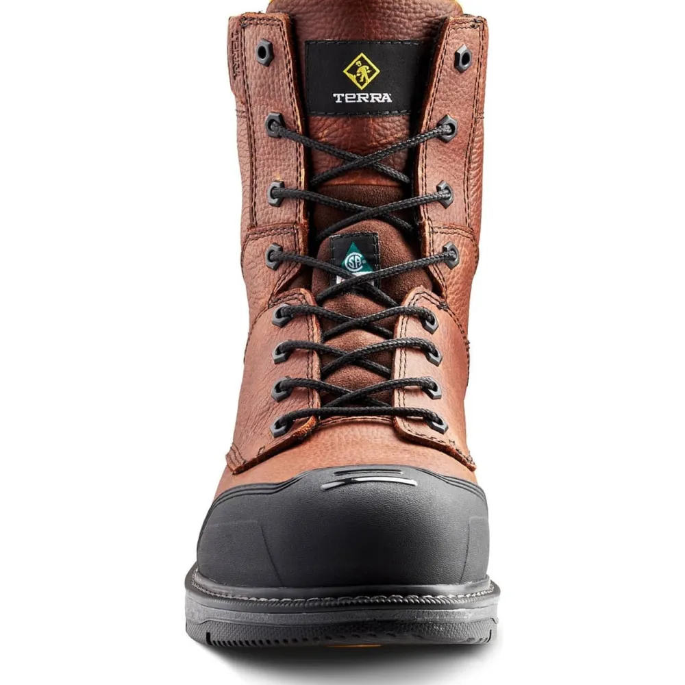 Terra Men's Patton 8" AT Waterproof Safety Work Boot -- 4NS5BN