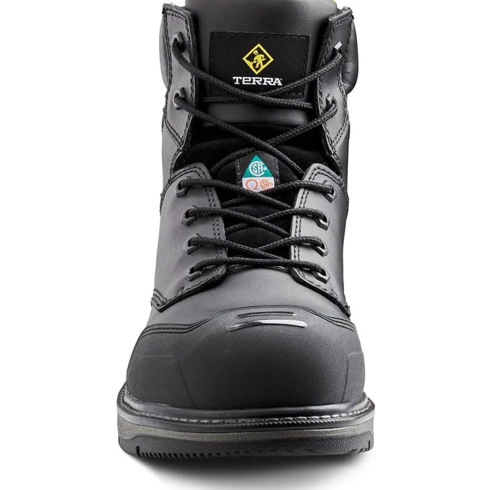 Terra Men's Patton 6" AT Waterproof Safety Work Boot -- 4NS6BK