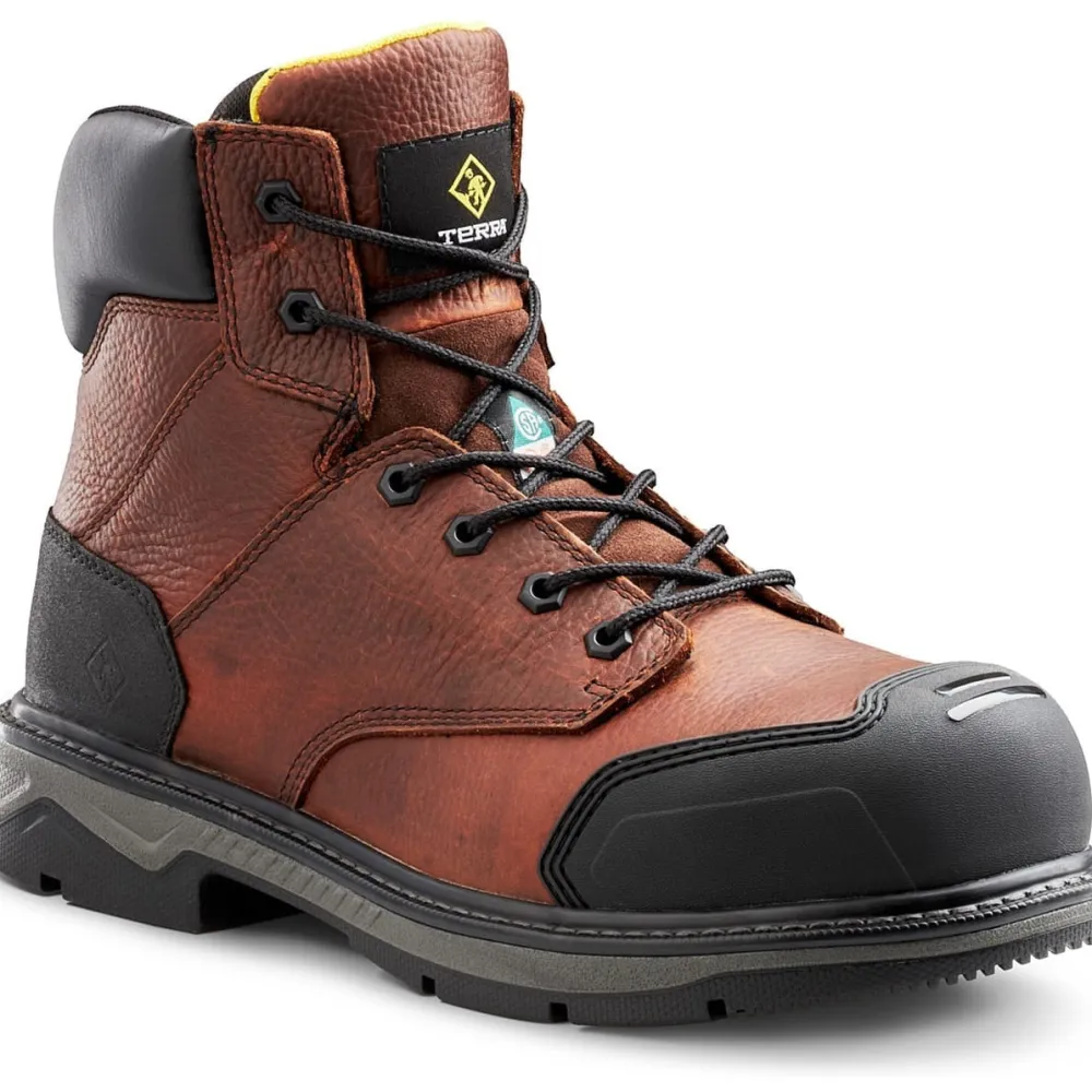 Terra Men's Patton 6" AT Waterproof Safety Work Boot -- 4NS6BN