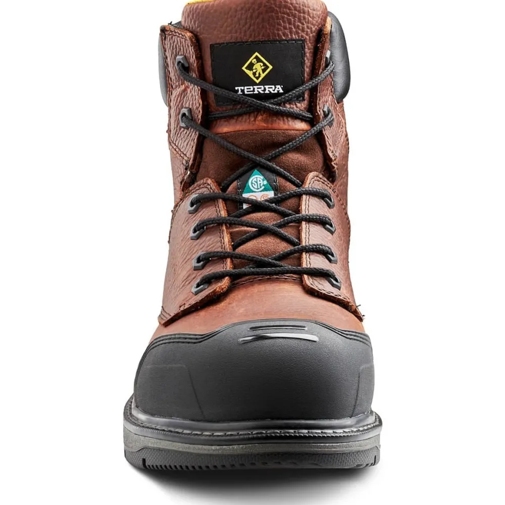 Terra Men's Patton 6" AT Waterproof Safety Work Boot -- 4NS6BN