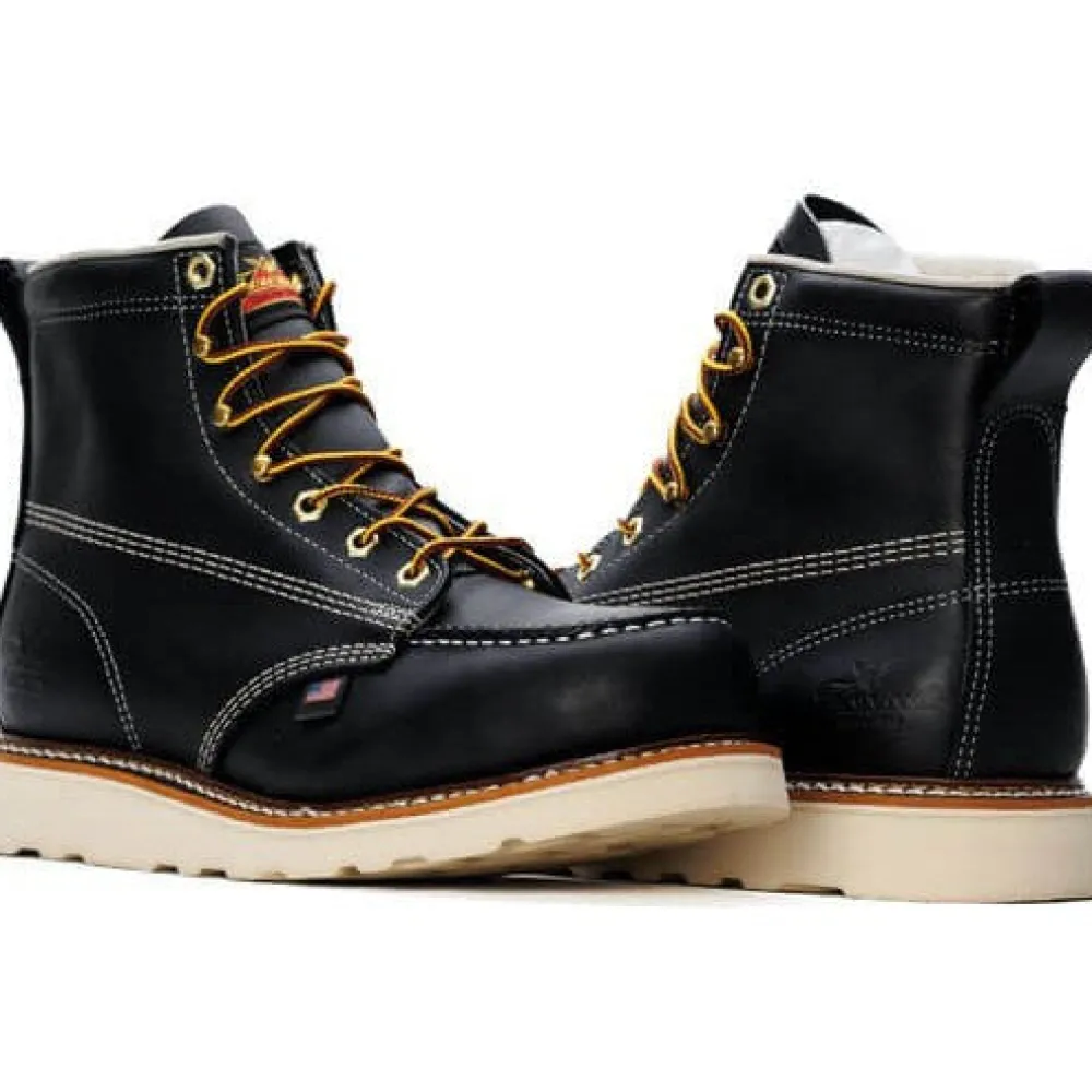 Women Thorogood Men's 6" Am Heritage 6" Wedge Work Boot - - 804-6201