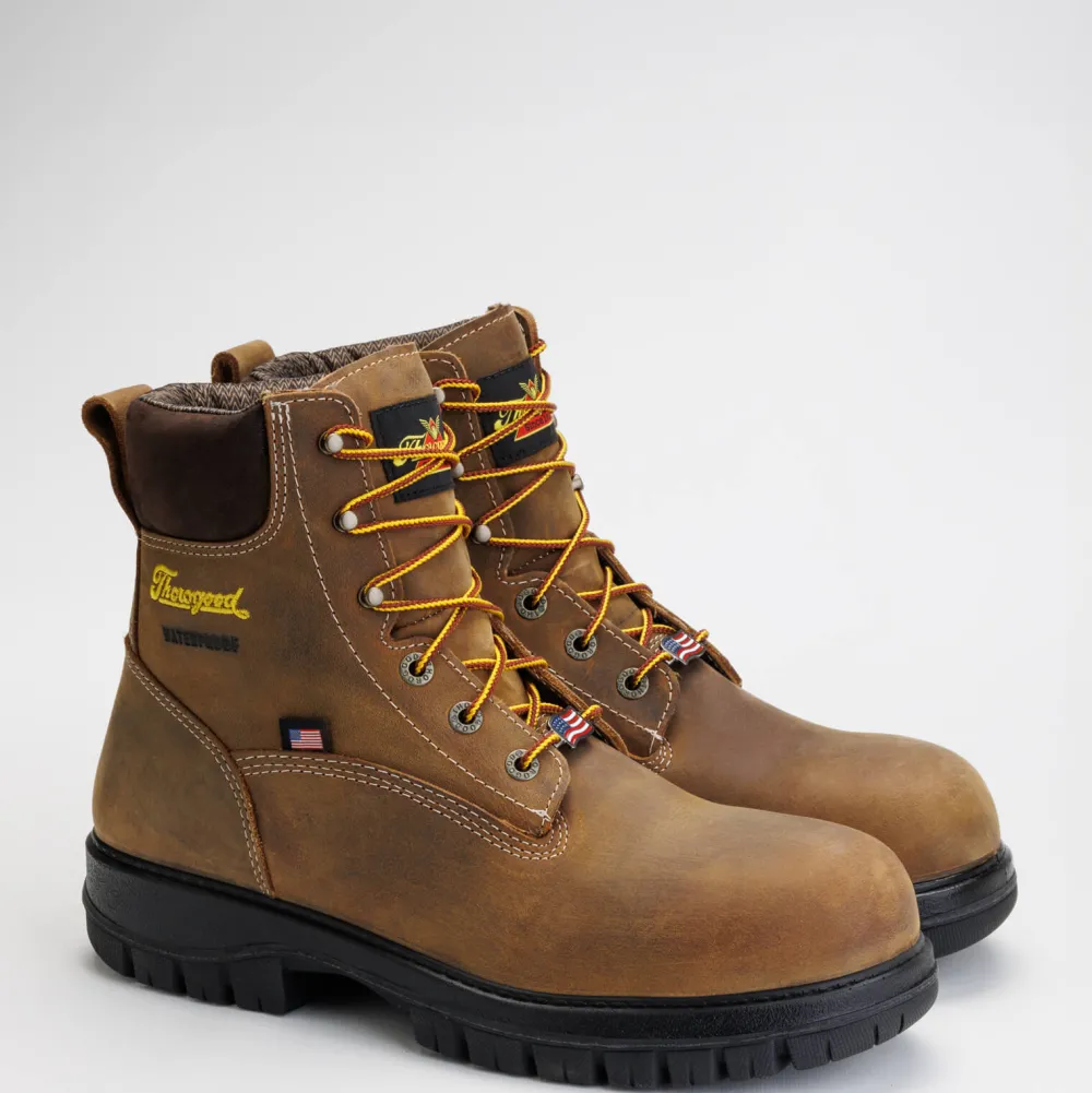 Thorogood Men's Genesis Series 6" Safety Toe WP Work Boot -- 804-4149