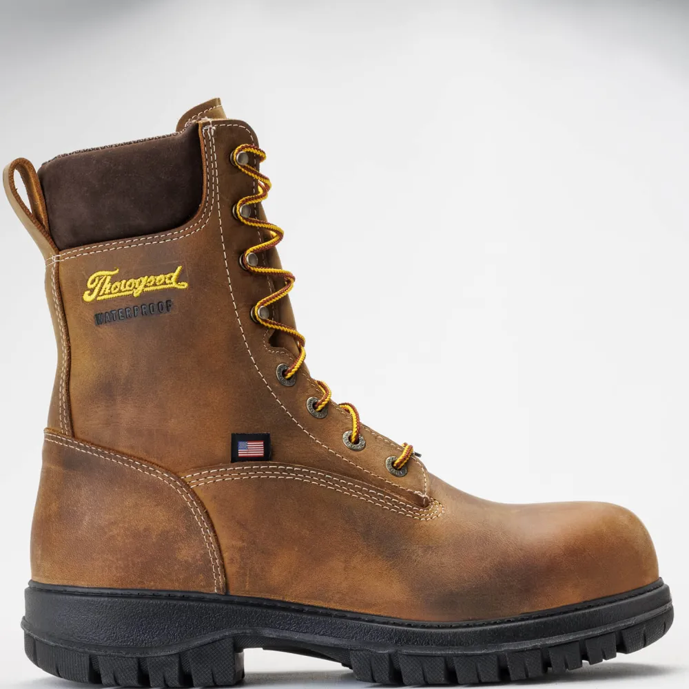 Thorogood Men's Genesis Series 8" Safety Toe WP Work Boot -- 804-4259