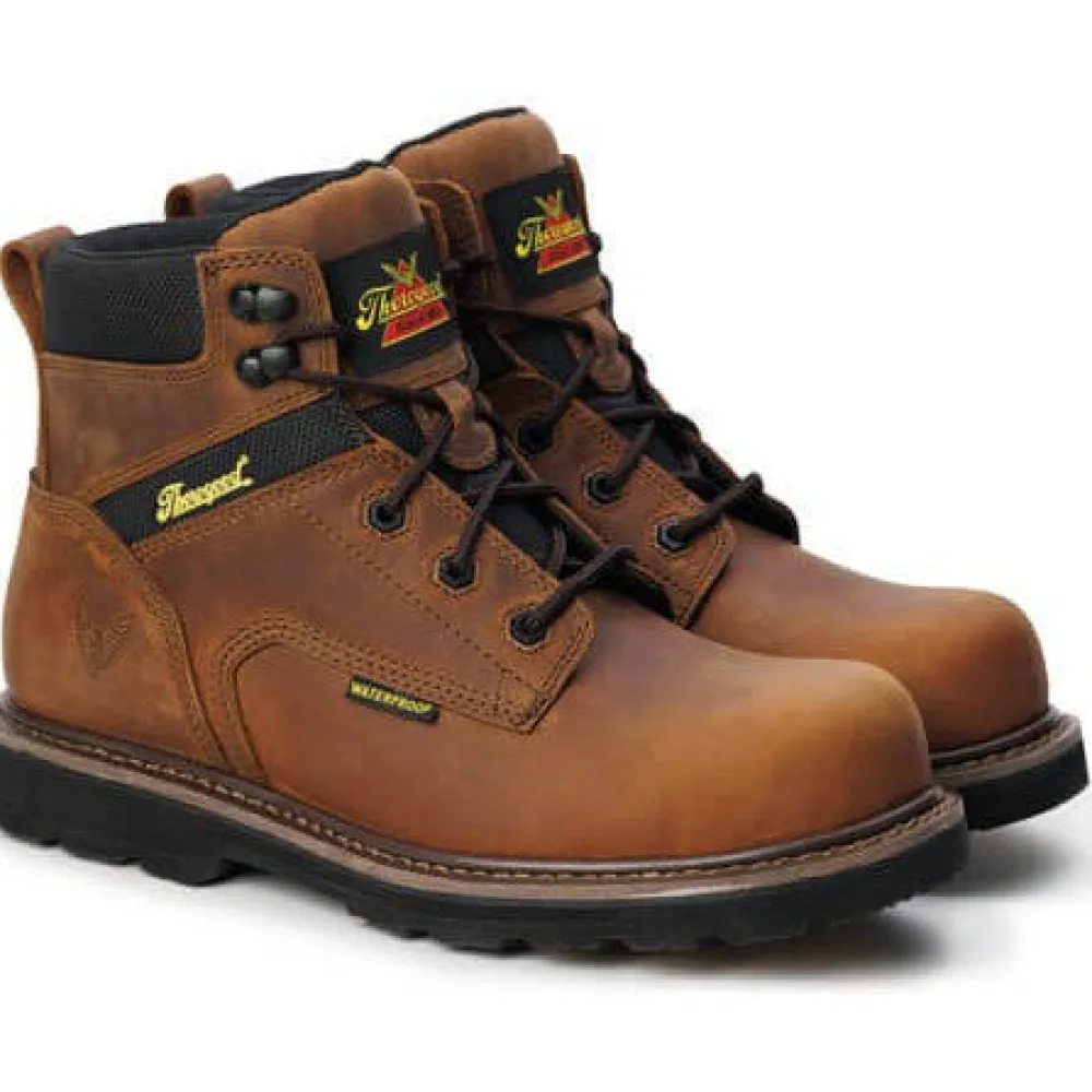 Thorogood Men's Job Site Series 6" Comp Toe WP Work Boot -Horse- 804-4143