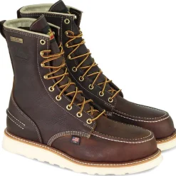 Women Thorogood Men's USA Made 1957 8" Moc Toe WP Wedge Work Boot 814-3800