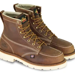 Thorogood Men's USA Made Amer. Heritage 6" Stl Toe Work Boot- 804-4375
