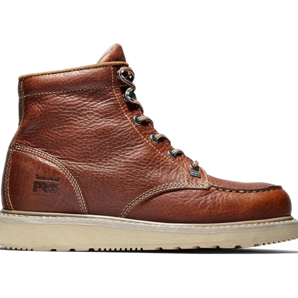 Women Timberland Pro Men's Barstow Wedge 6" Soft Toe Work Boot - TB089647214