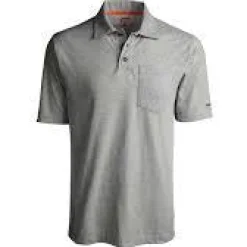 Timberland Pro Men's Base Plate Blended Short-Sleeve Work Polo - Light Gray - TB0A1HP2