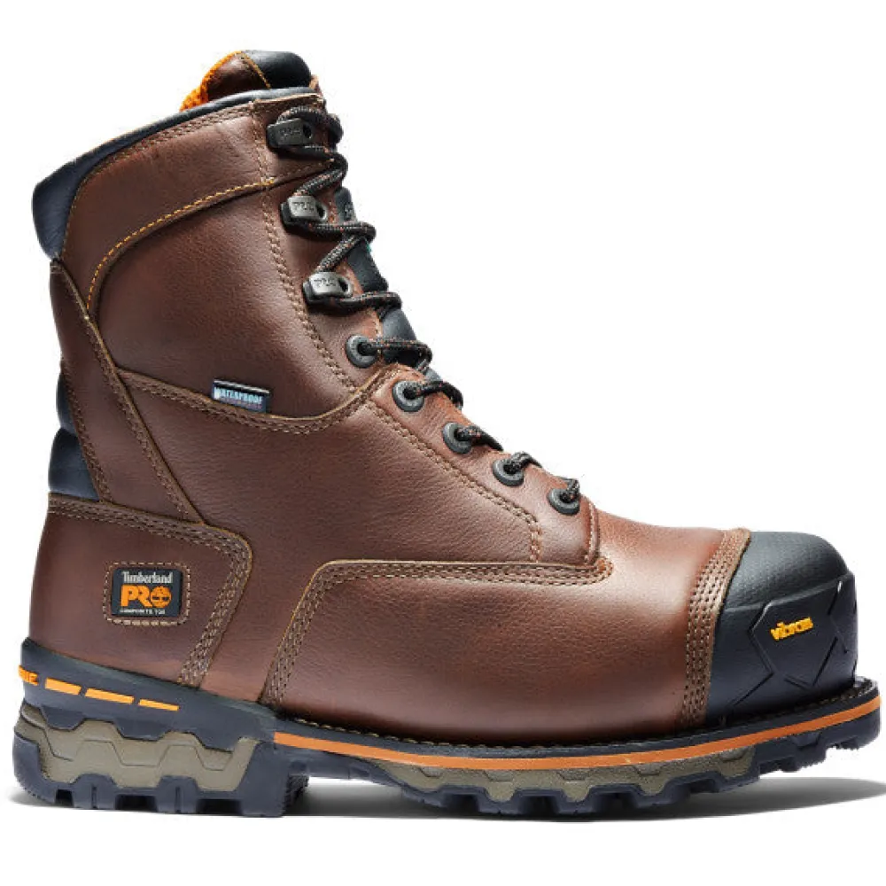 Timberland Pro Men's Boondock 8" Comp Toe WP Work Boot -- TB189646214