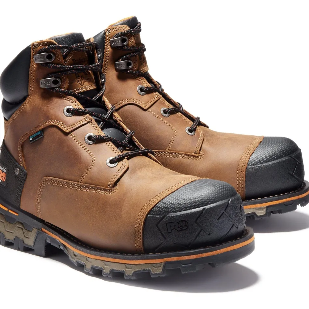 Timberland Pro Men's Boondock 6" Soft Toe Work Boot Brown TB192673214