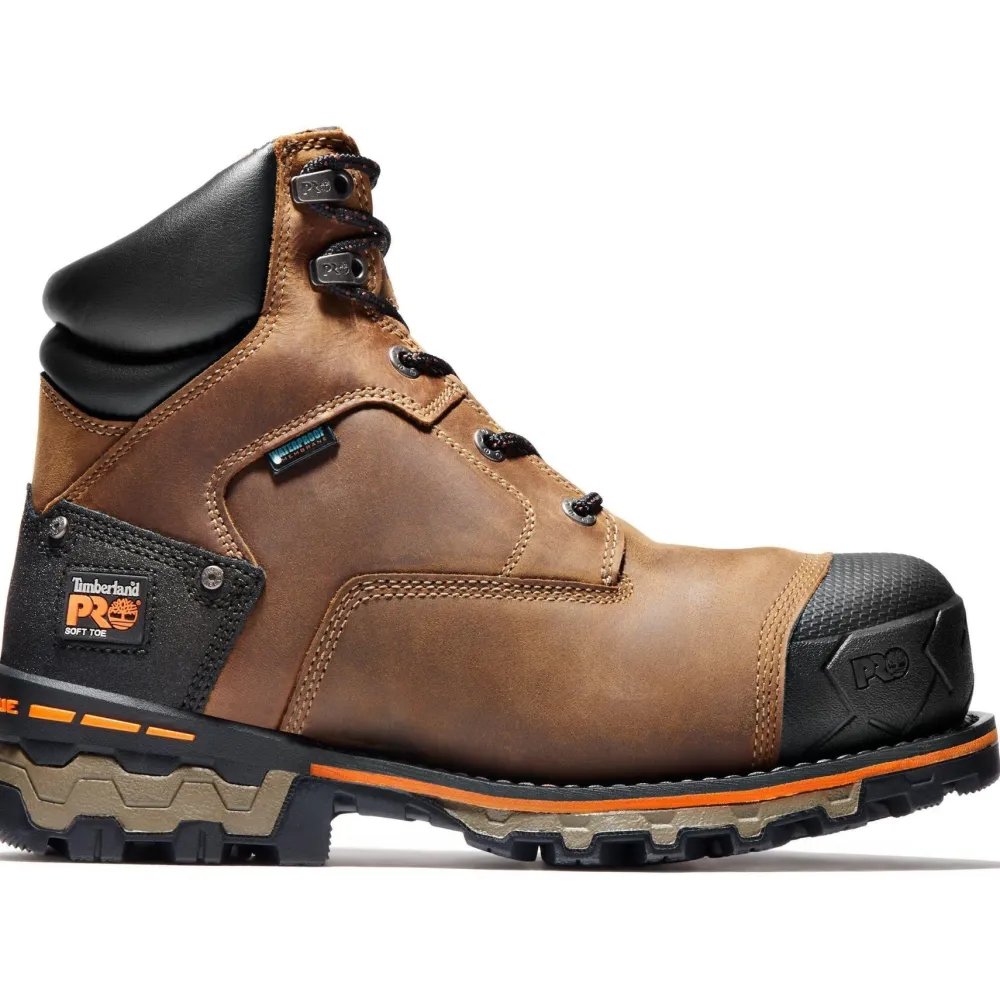 Timberland Pro Men's Boondock 6" Soft Toe Work Boot Brown TB192673214