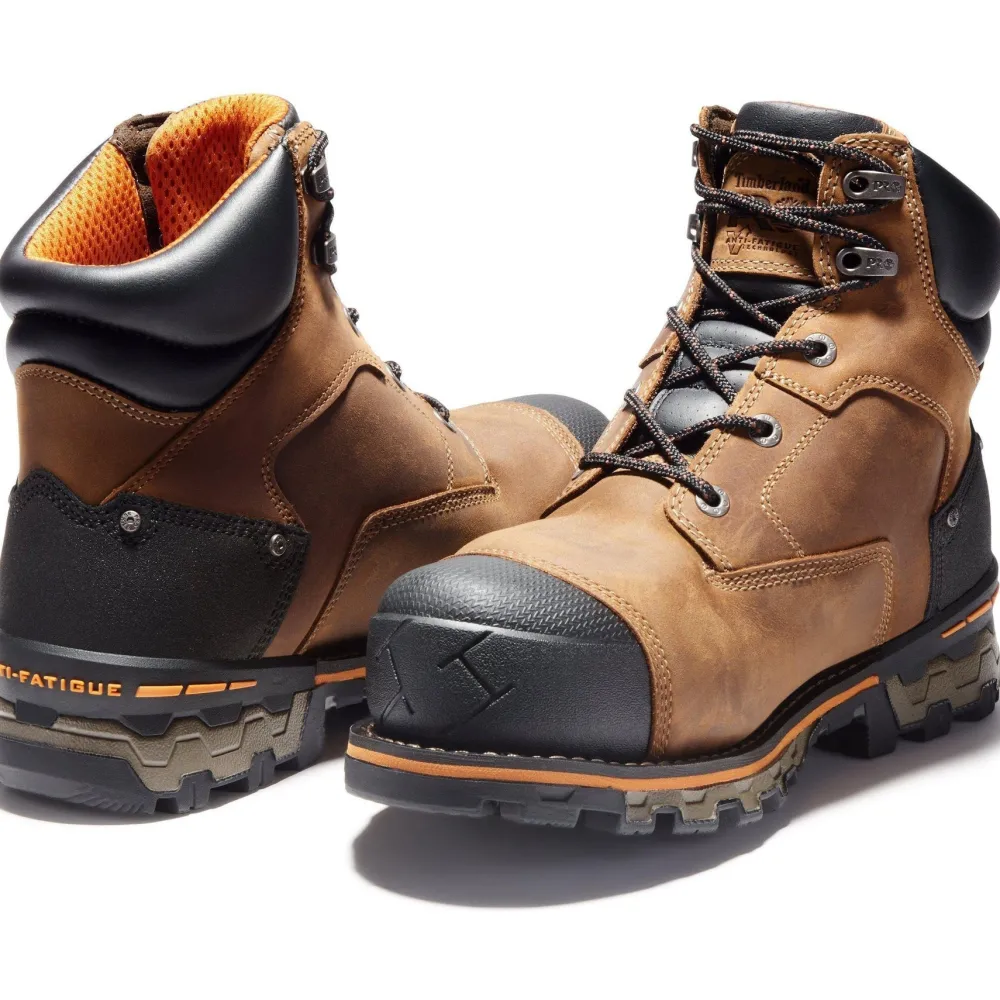 Timberland Pro Men's Boondock 6" Soft Toe Work Boot Brown TB192673214