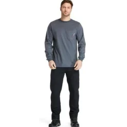 Timberland Pro Men's Flame Resistant Pocket Work T-Shirt - Charcoal - TB0A23PF003