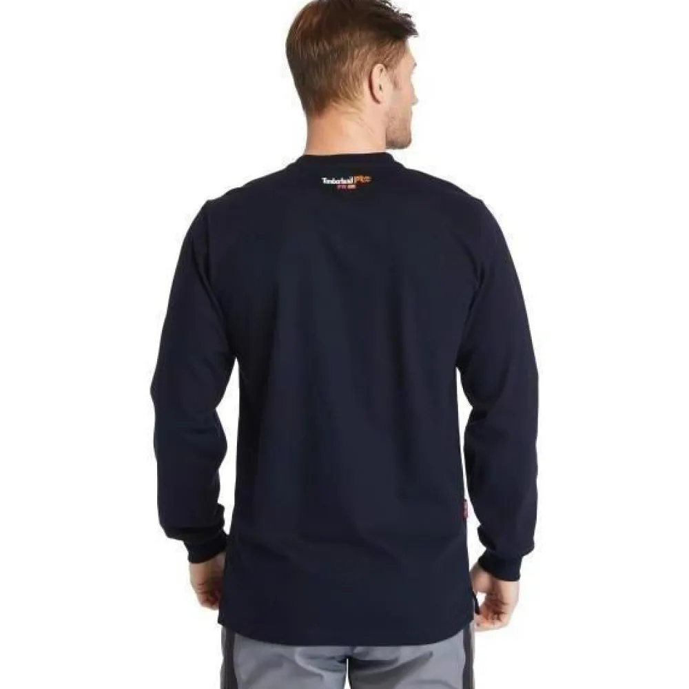 Timberland Pro Men's Flame Resistant Long Sleeve Work Henley - - TB0A23P4410
