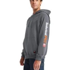 Timberland Pro Men's Flame Resistant Hood Honcho Work Pullover - Charcoal - TB0A1VAJ003