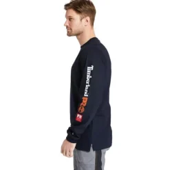 Timberland Pro Men's FR Cotton Core LS W/ Logo Work T-Shirt - - TB0A1V8D410