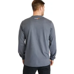 Timberland Pro Men's FR Cotton Core LS W/ Logo Work T-Shirt - - TB0A1V8D003