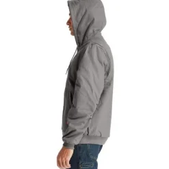 Timberland Pro Men's Gritman Lined Canvas Hooded Jacket - - TB0A1VB4060