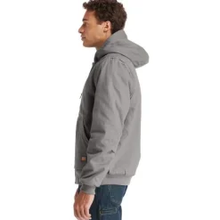 Timberland Pro Men's Gritman Lined Canvas Hooded Jacket - - TB0A1VB4060