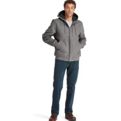 Timberland Pro Men's Gritman Lined Canvas Hooded Jacket - - TB0A1VB4060
