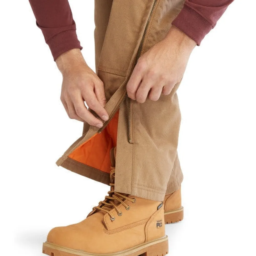 Timberland Pro Men's Gritman 100G Insulated Bib -Wheat- TB0A55RTD02
