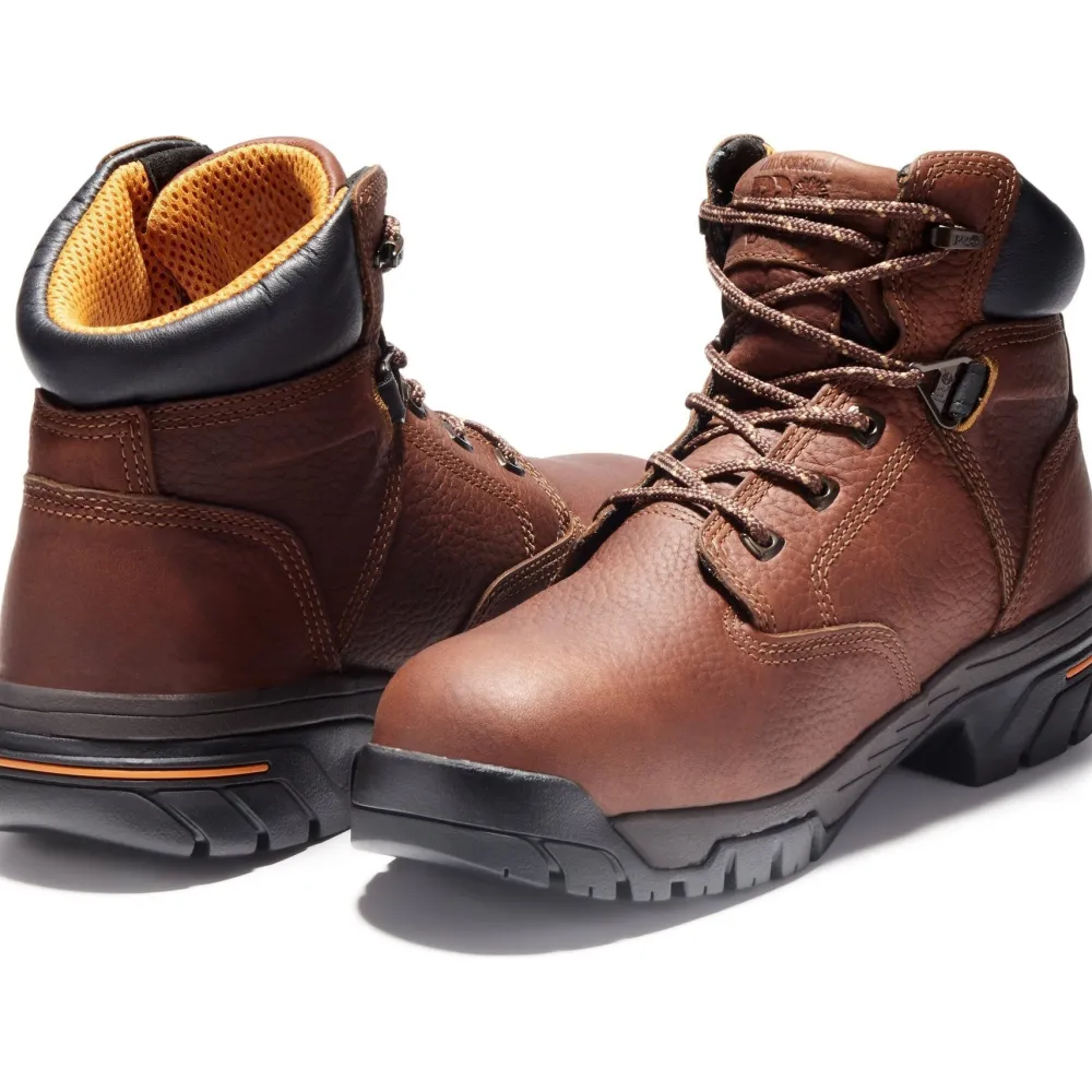 Timberland Pro Men's Helix 6" Alloy Toe WP Work Boot Brown TB185594214