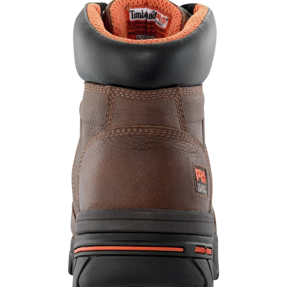 Timberland Pro Men's Helix 6" Alloy Toe WP Work Boot Brown TB185594214